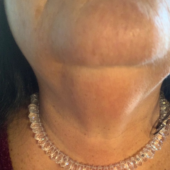 Saks Fifth Ave Swarovski Crystal Necklace reduced - Picture 2 of 7